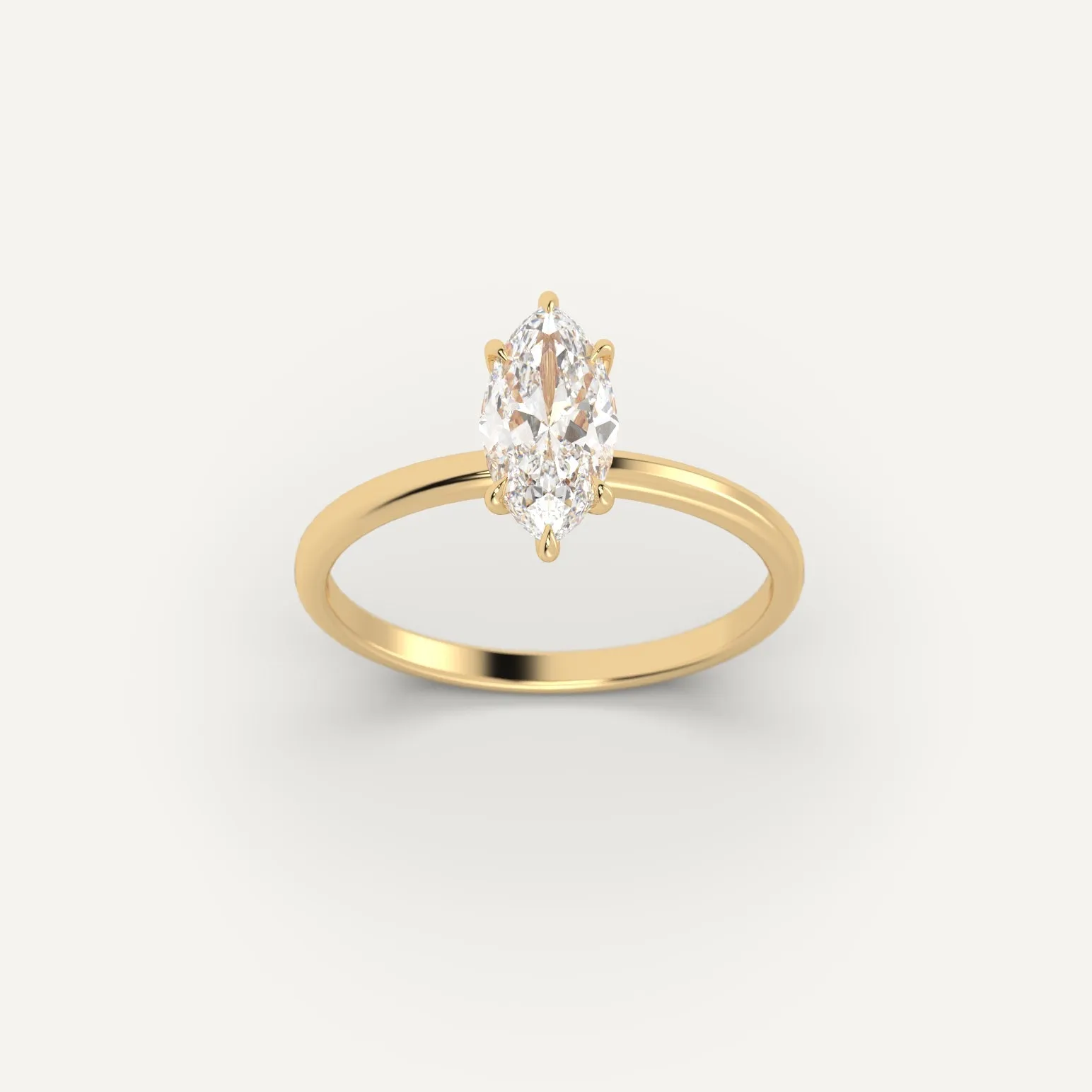 1 carat Marquise Cut Diamond Ring