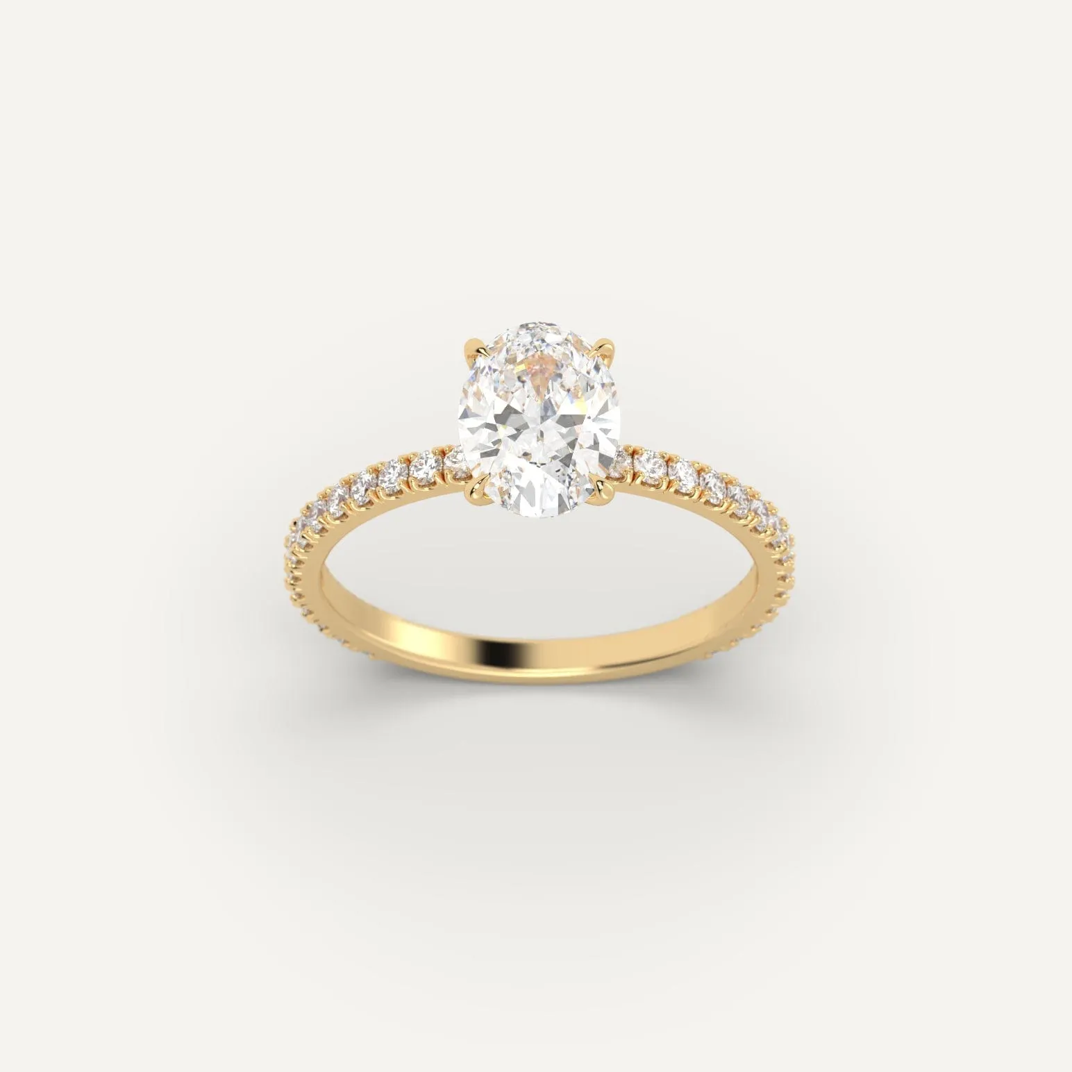 1 carat Oval Cut Diamond Ring