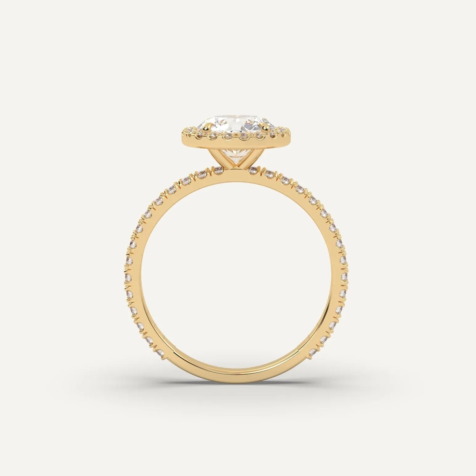 1 carat Round Cut Diamond Ring