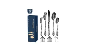 20 Piece Stainless Steel Silverware Set