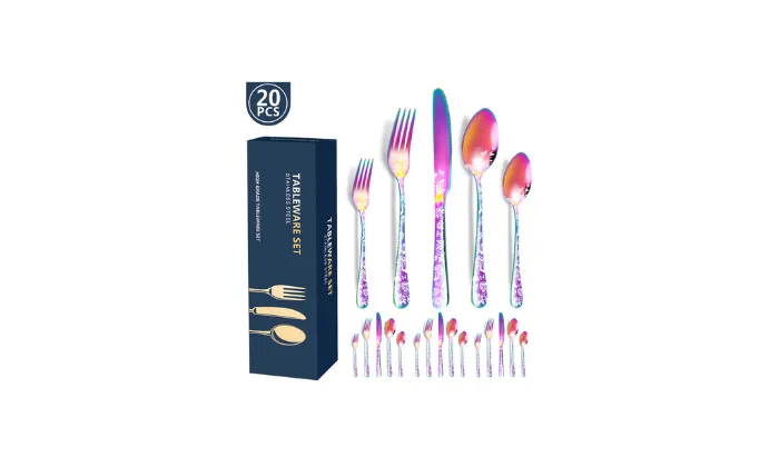 20 Piece Stainless Steel Silverware Set