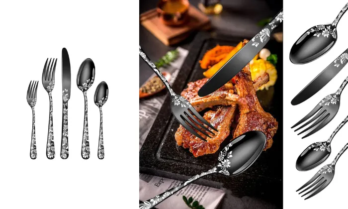 20 Piece Stainless Steel Silverware Set