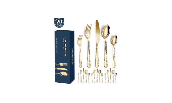 20 Piece Stainless Steel Silverware Set