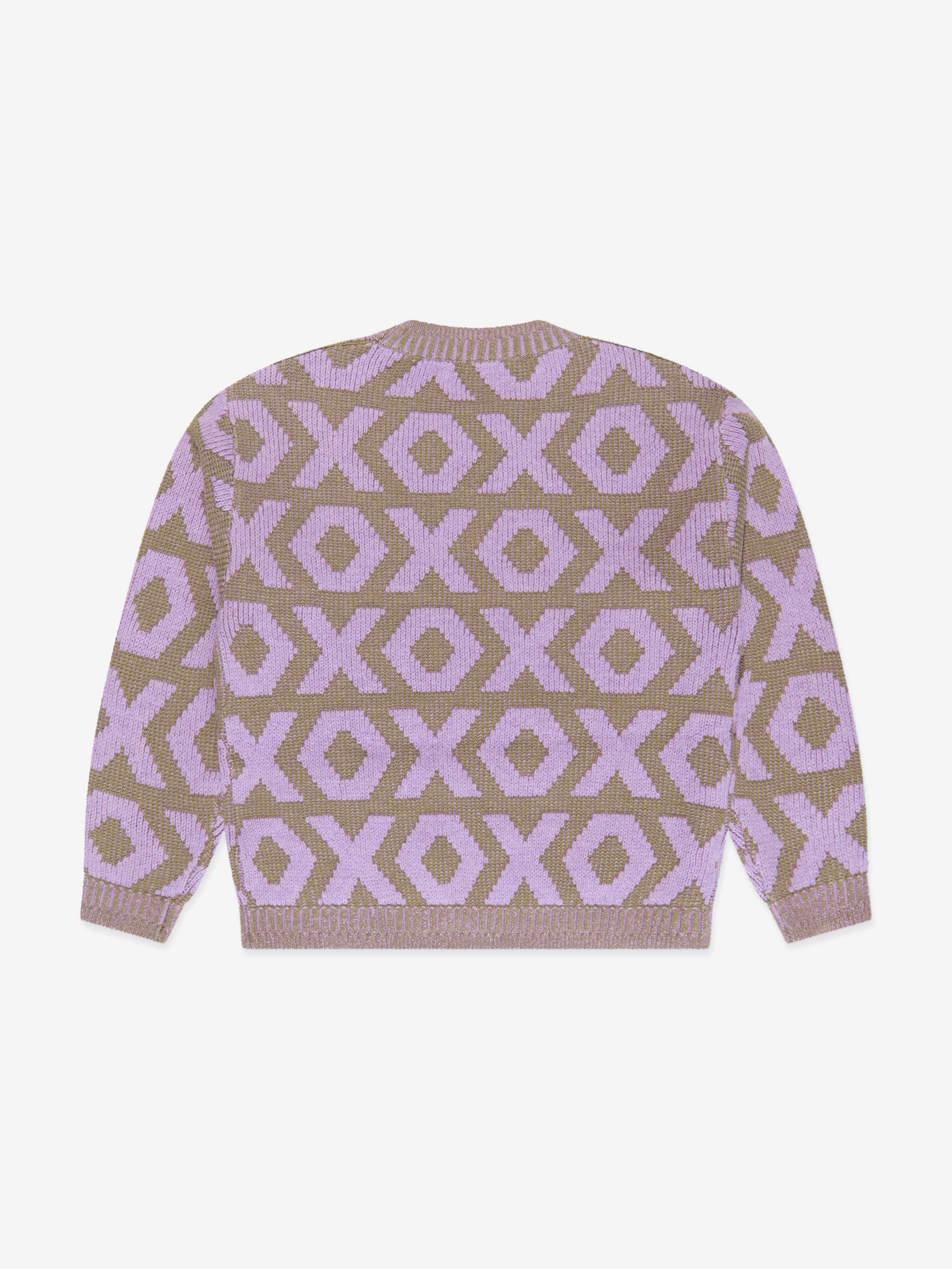 Acne Studios Kids Mini Kozu Jumper in Purple