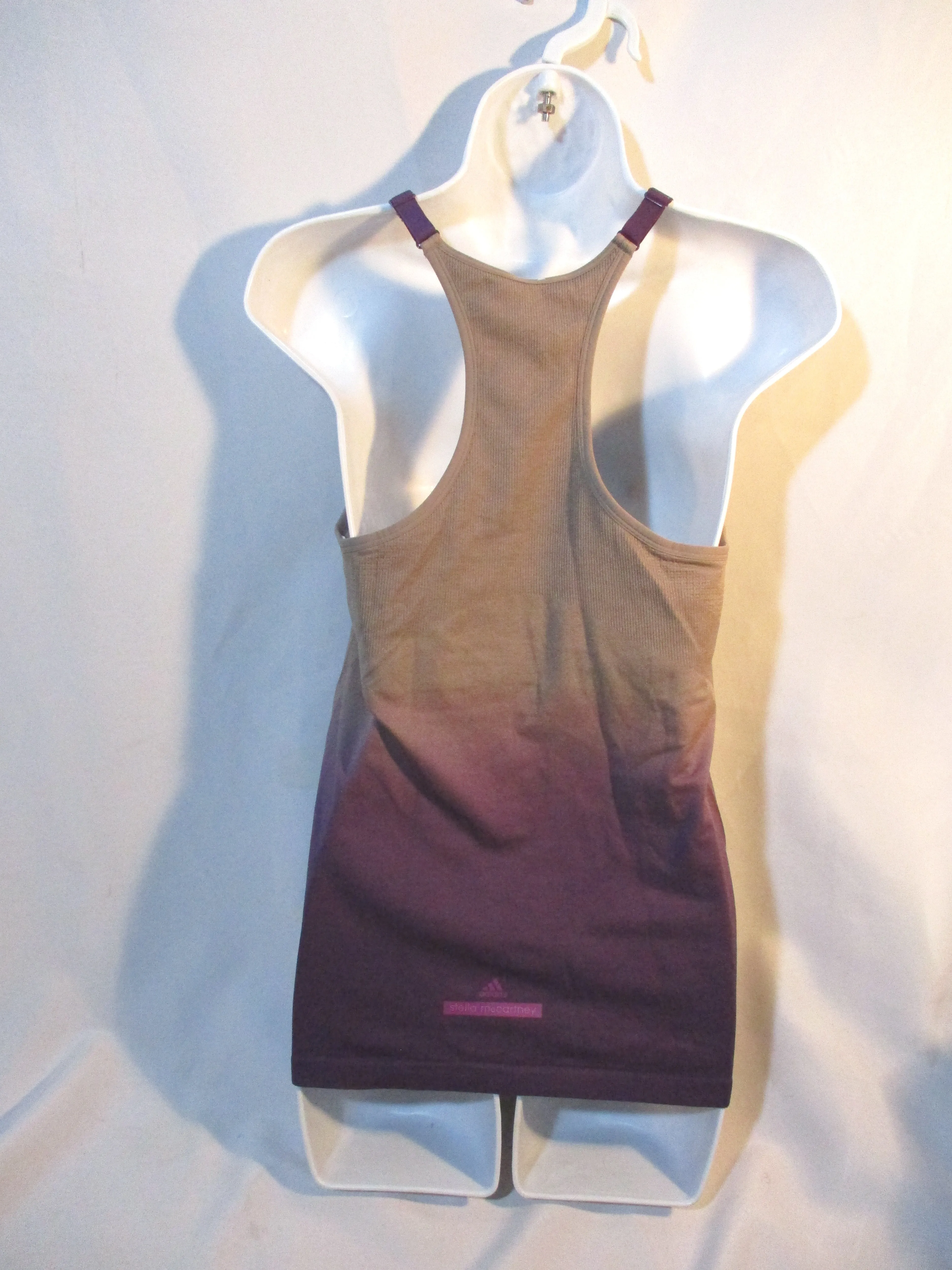 ADIDAS STELLA MCCARTNEY Racerbank Sports Tank Top Built in Bra L