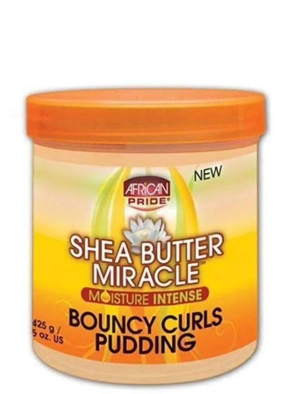 African Pride Shea Butter Miracle Bouncy Curls Pudding 15oz