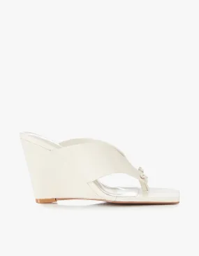 Aisha Heel - Bone Leather