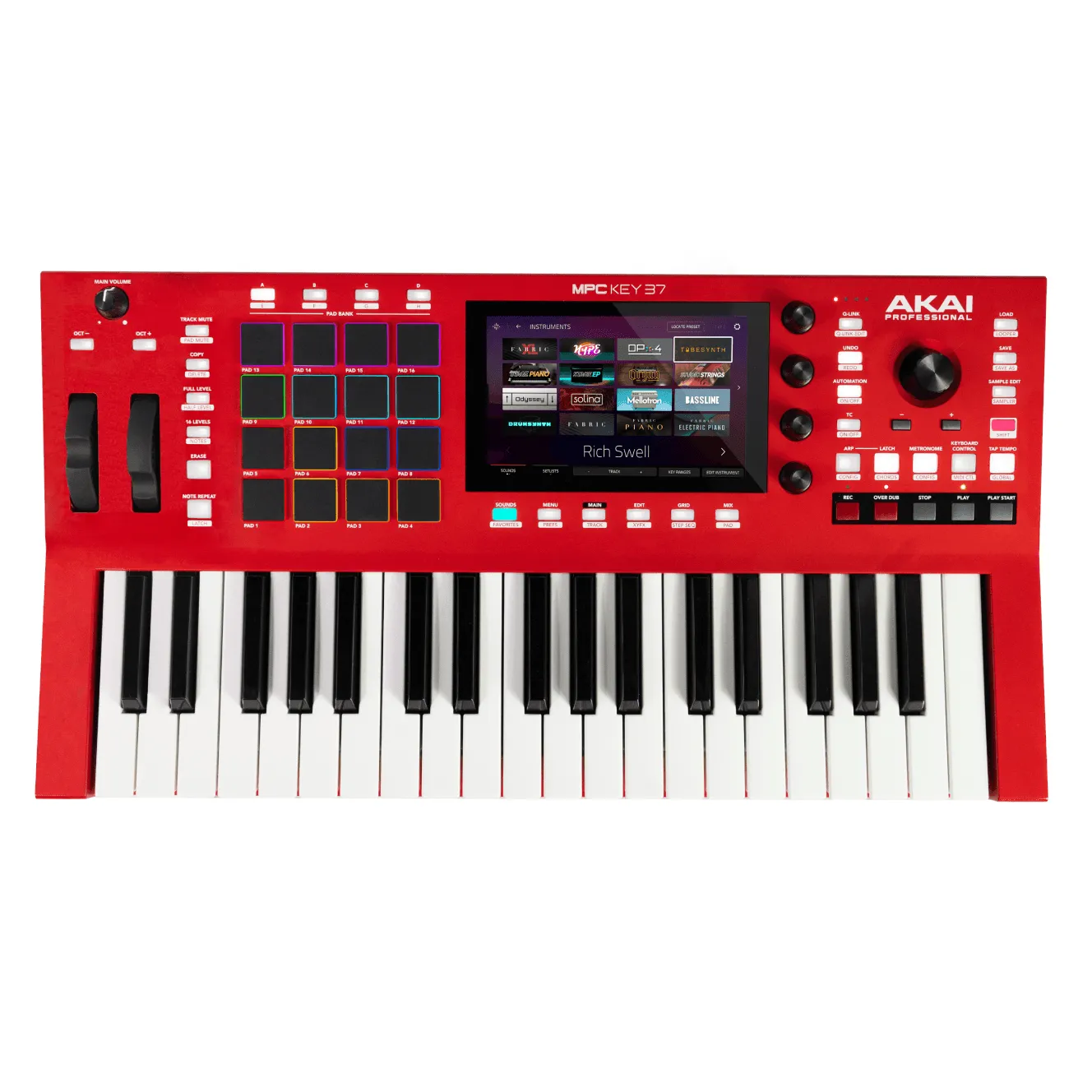 Akai Professional MPC KEY 37 Stand-alone MPC with 7" touch display