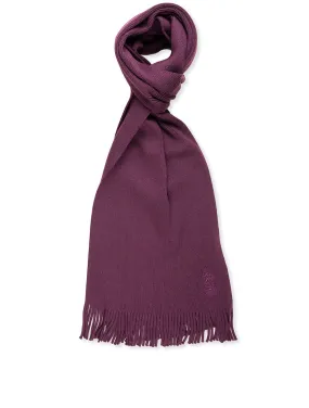 Albas-n Tonal Knitted Scarf Purple