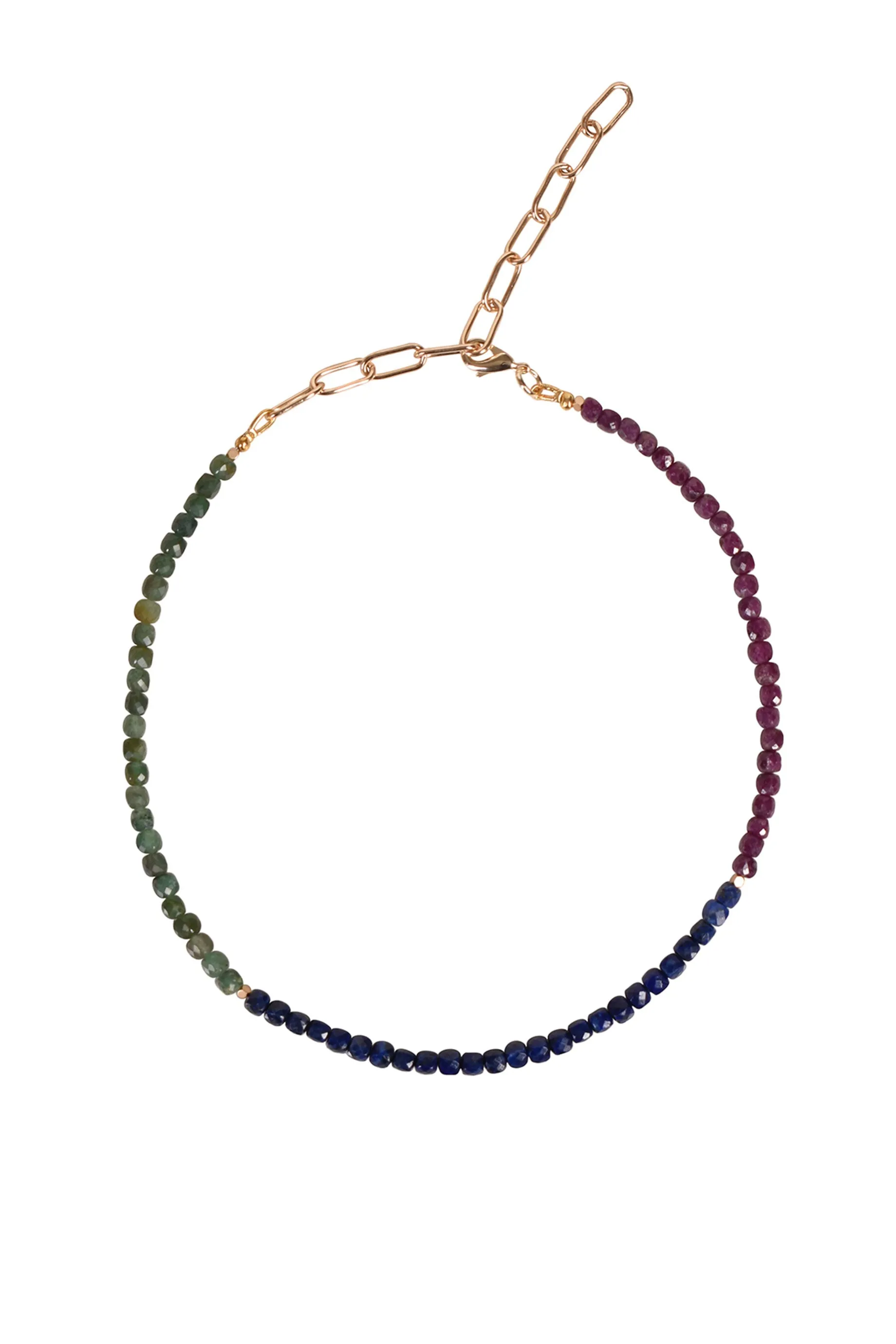 Alouette Design
 Square Necklace - Multi Coloured