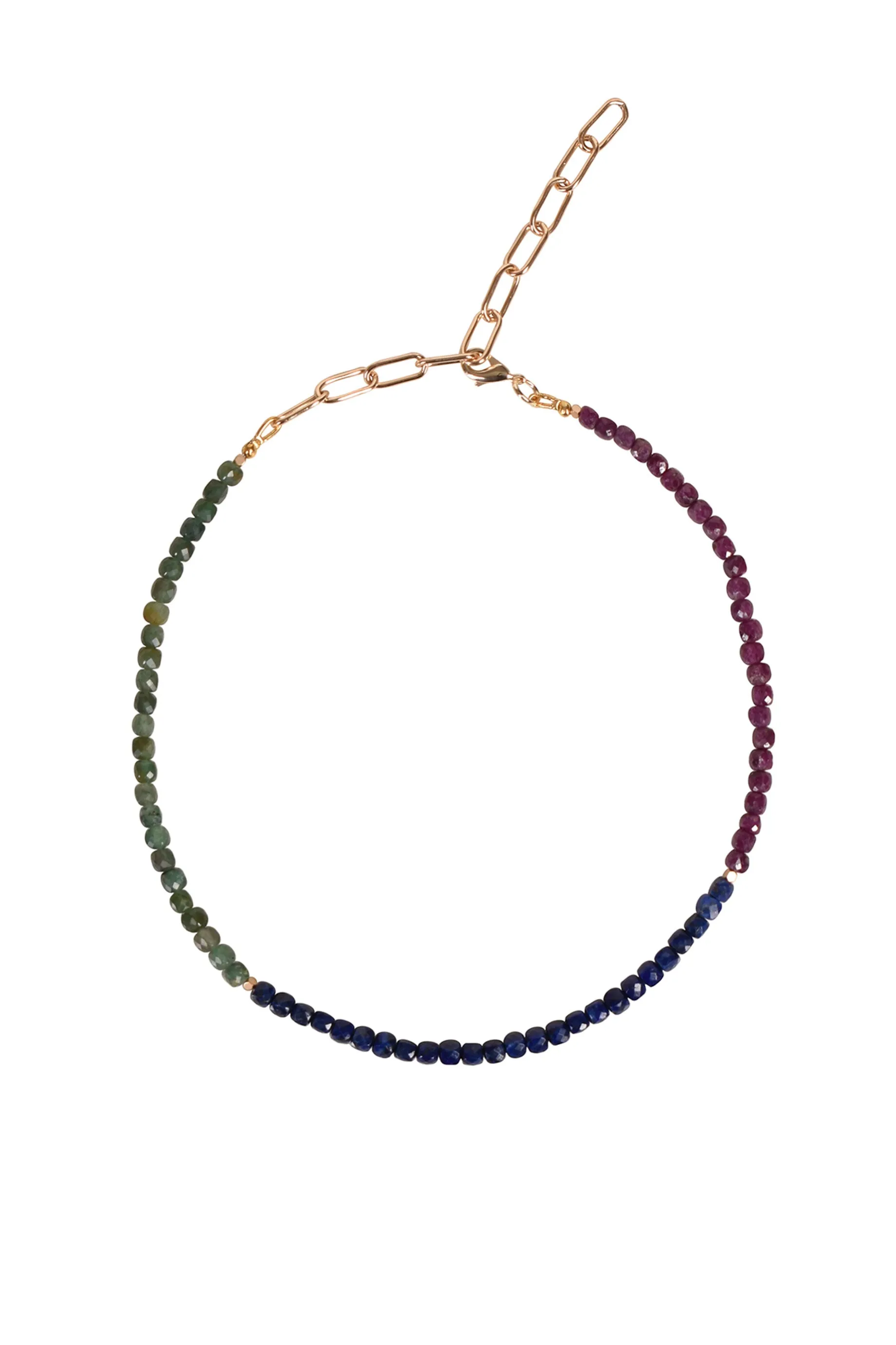 Alouette Design
 Square Necklace - Multi Coloured