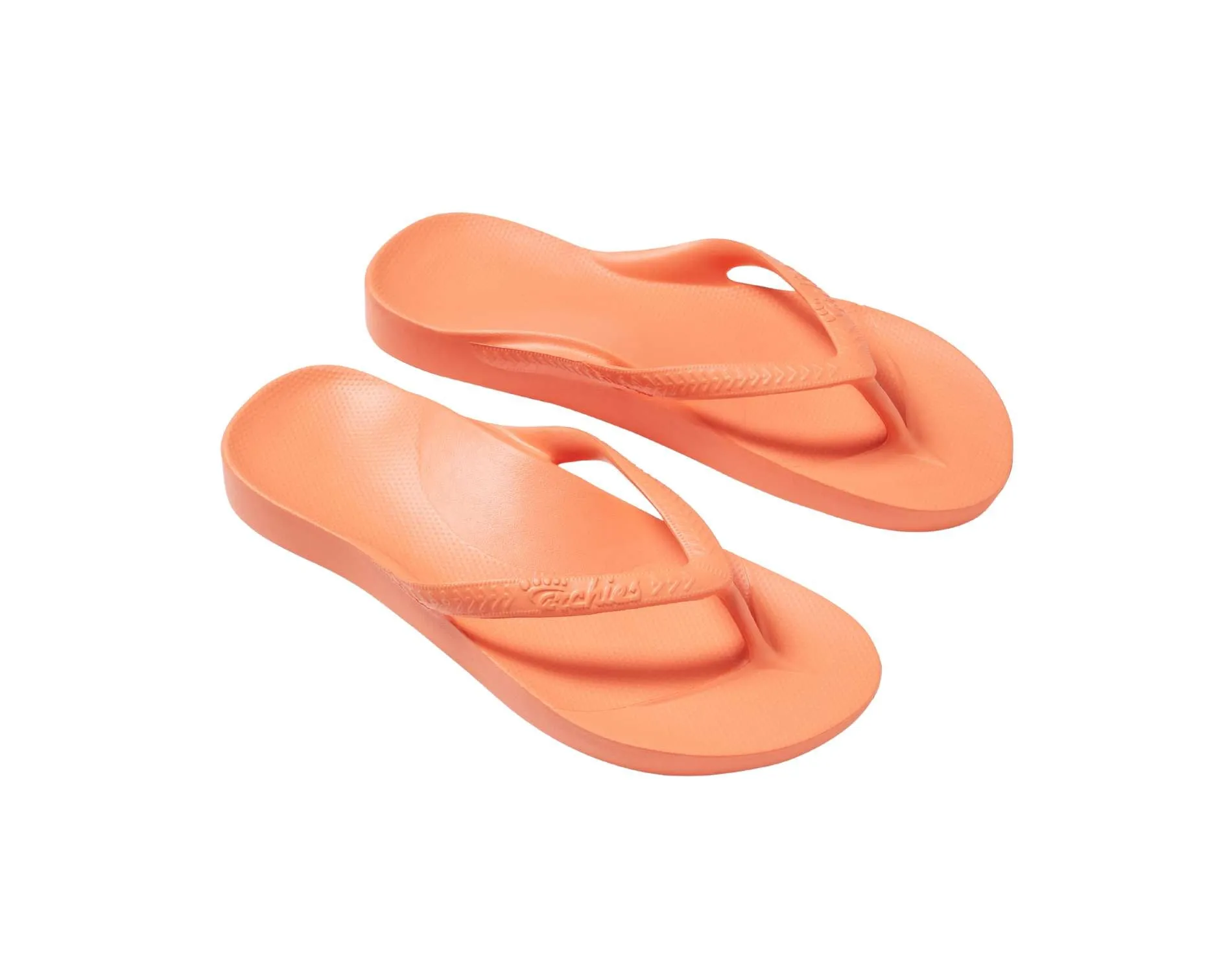 Archies Arch Support Thongs Orange