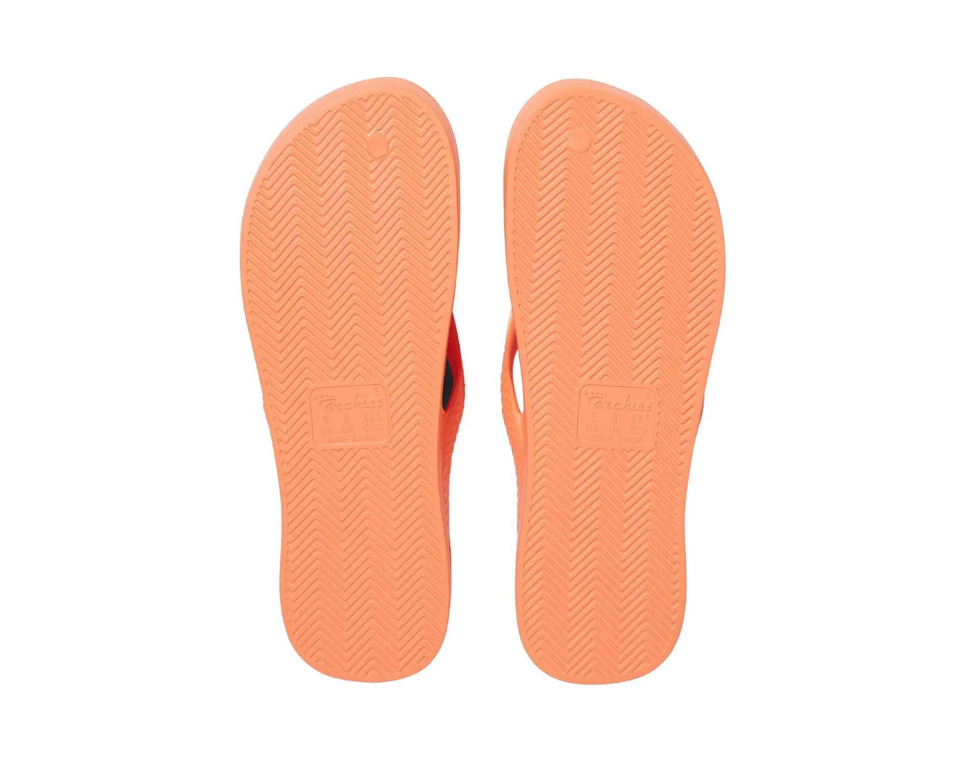 Archies Arch Support Thongs Orange