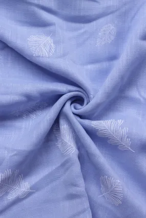 Azra Embossed Hijab - Powder Blue