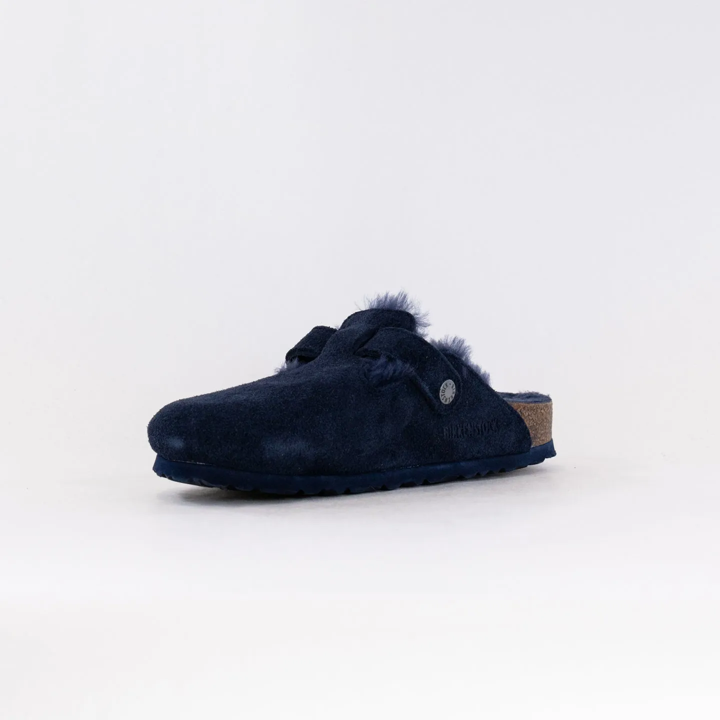 Birkenstock Boston Shearling (Women's) - Night Suede