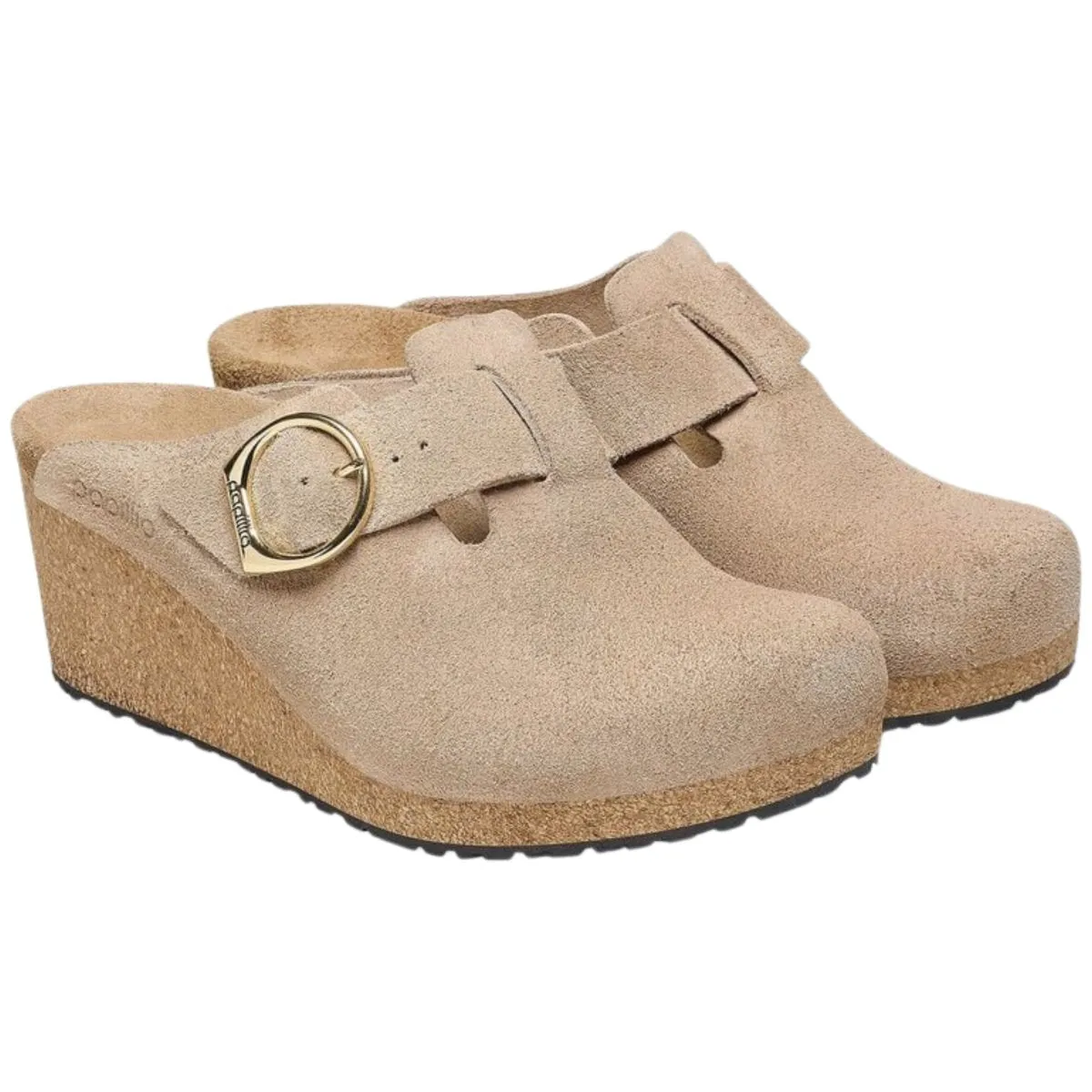 Birkenstock Women's Fanny Warm Sand Suede Leather