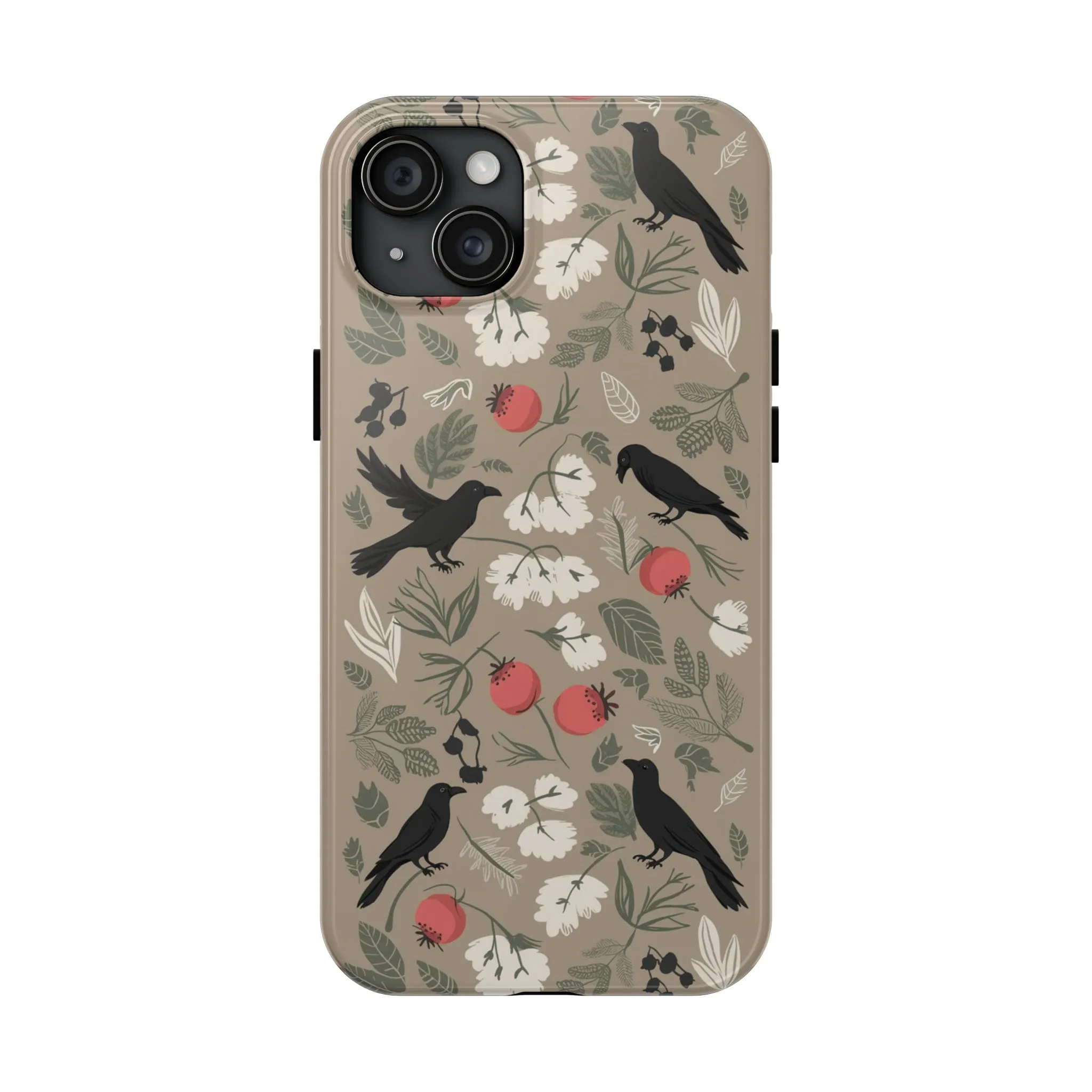 Black Crows Berries - Tough Phone Cases