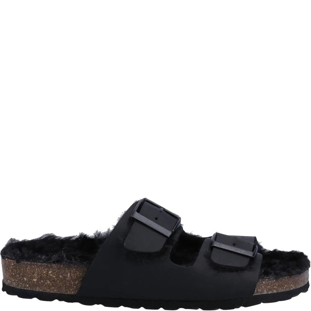 Black Jessie Mule Slipper