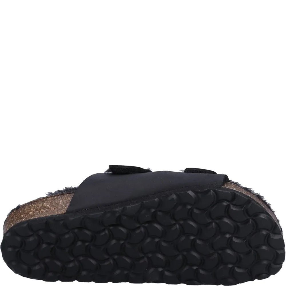 Black Jessie Mule Slipper