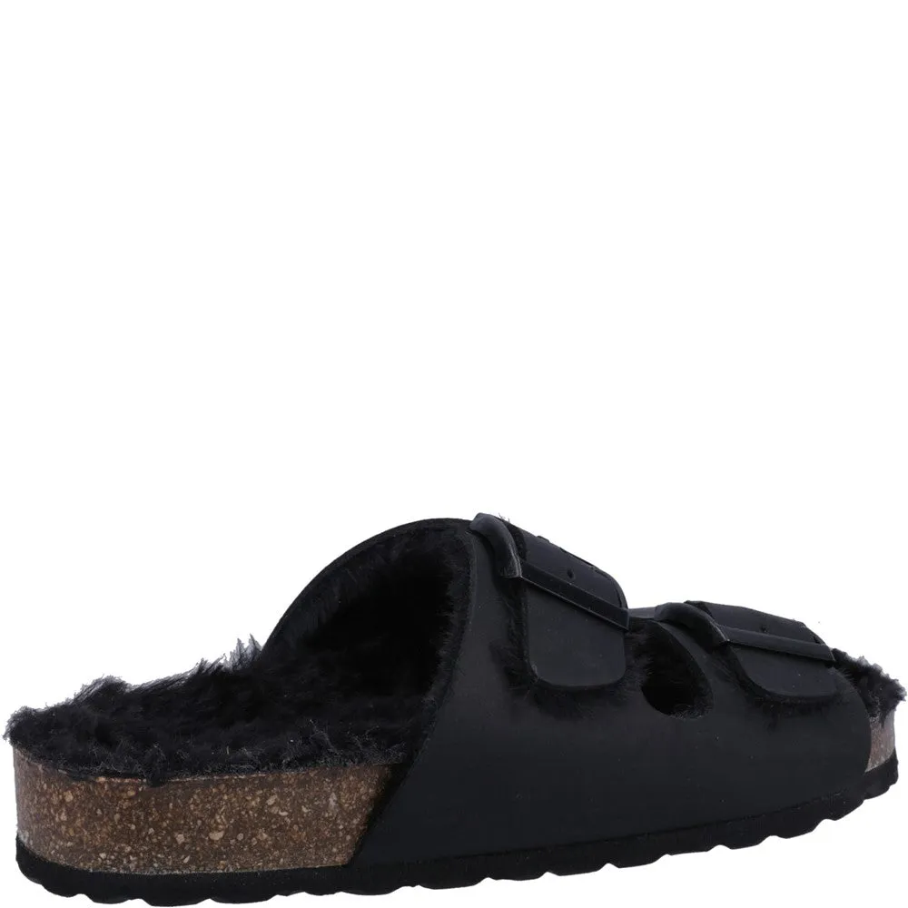 Black Jessie Mule Slipper