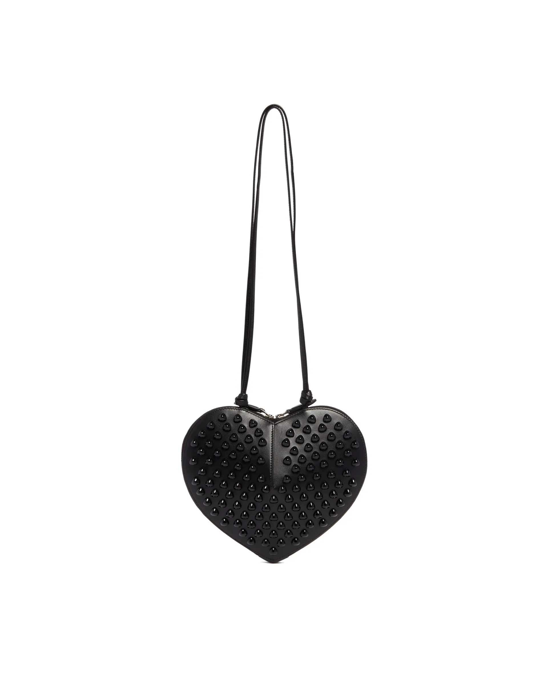 Black Leather Coeur Bag