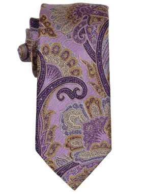 Boy's Tie 21873 Purple/Gold