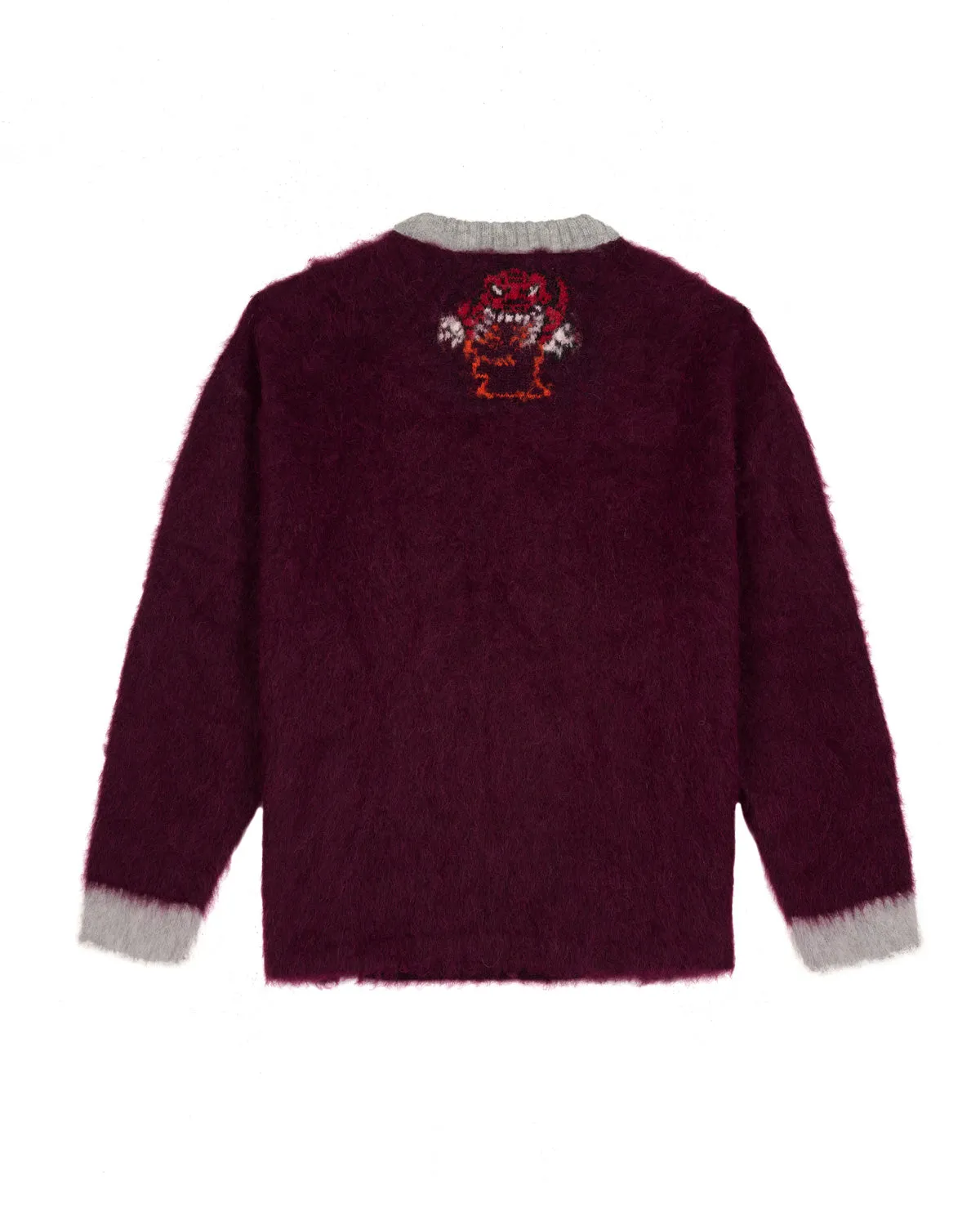 Brain Dead x NBA Toronto Raptors Alpaca Sweater - Purple