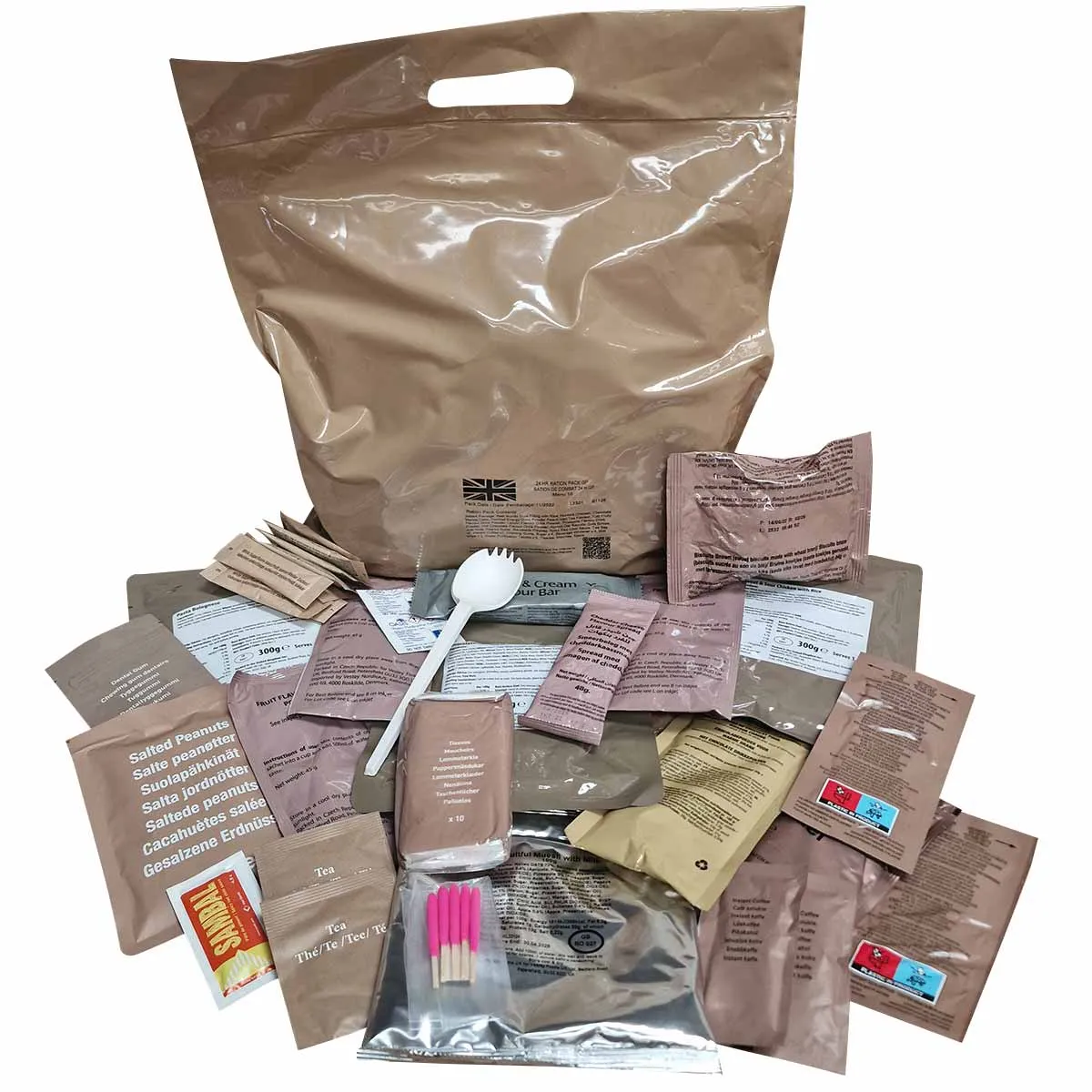 British Army 24 Hour Operational Ration Pack Halal - Menu 2