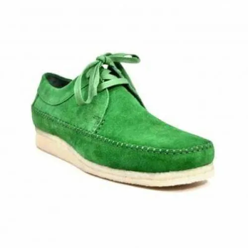 British Walkers Weaver Somerset Men's Green Suede