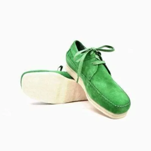 British Walkers Weaver Somerset Men's Green Suede