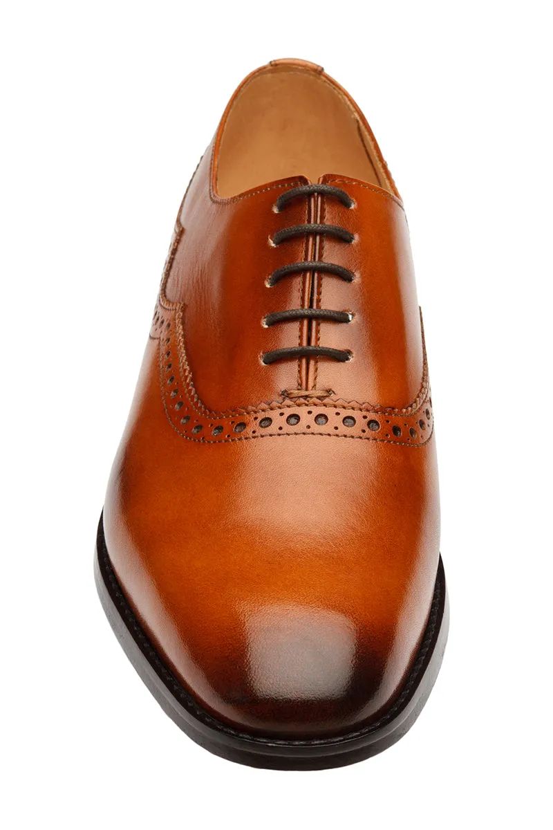 Brogue Oxford – Mid Brown