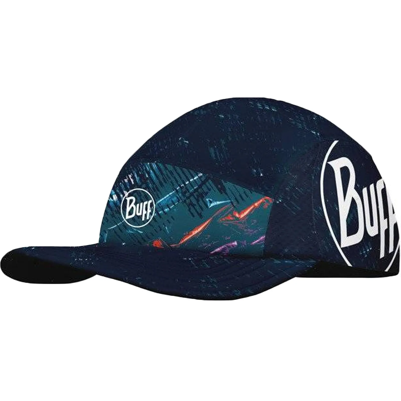 Buff Adults Xcross 5 Panel Baseball Cap - Navy - LXL