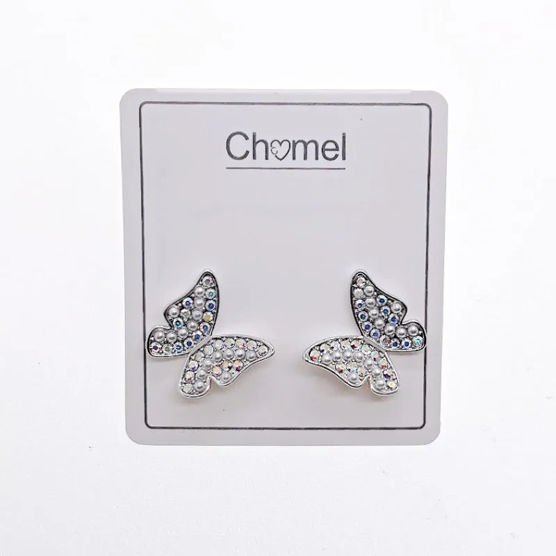 Butterfly Cubic Zirconia Earring