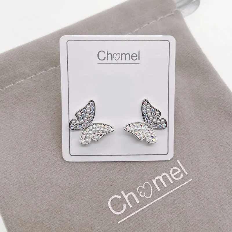 Butterfly Cubic Zirconia Earring