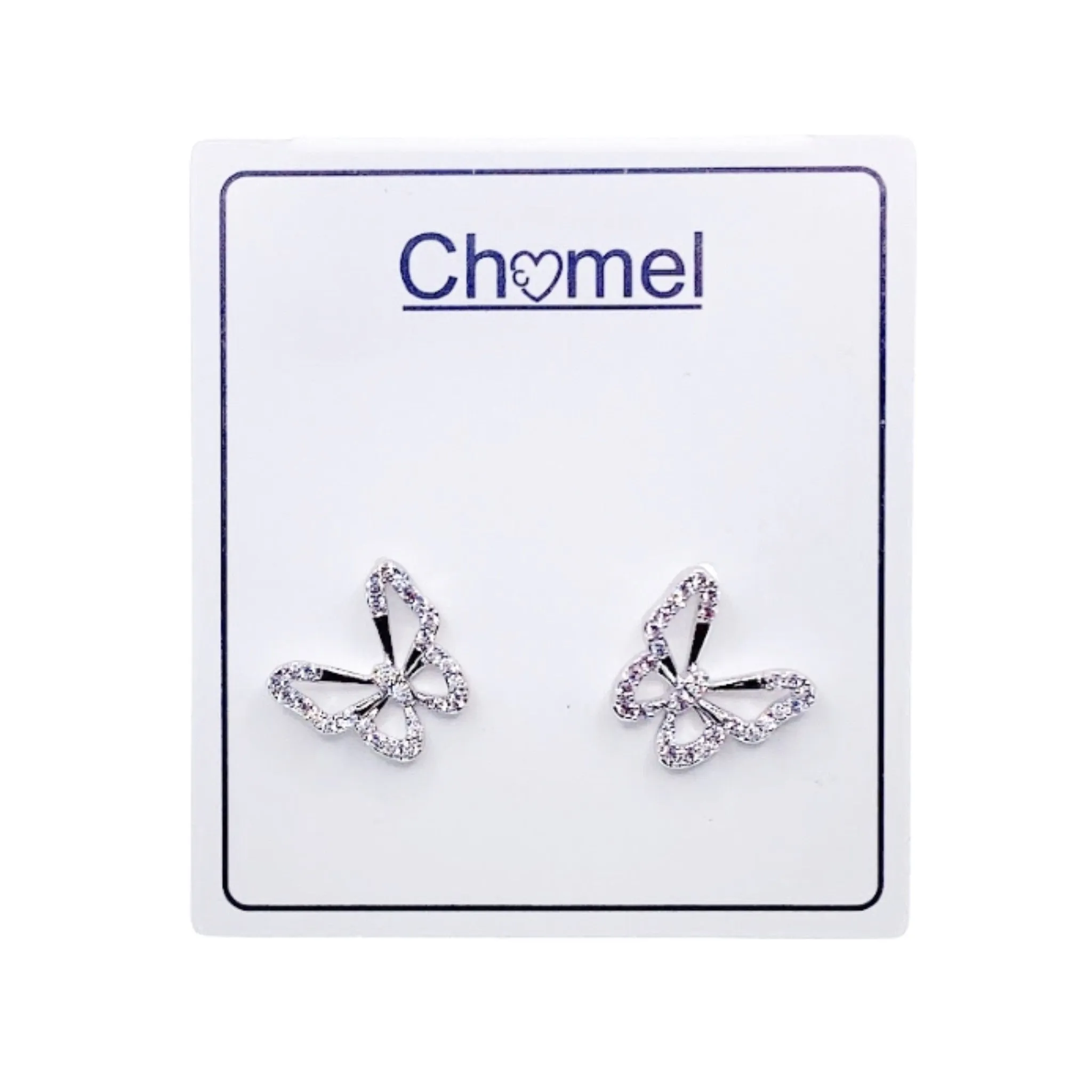 Butterfly Cubic Zirconia Earrings