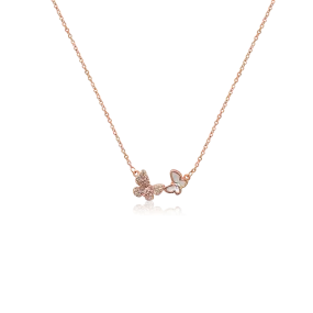 Butterfly Cubic Zirconia  Necklace