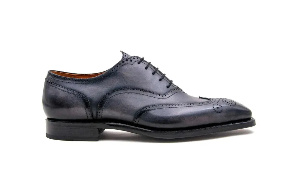 Calfskin "Luke" Wingtip Oxford Grey