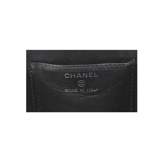 CHANEL Black Perspex Lucite Minaudiere Clutch / Chain Wristlet Collectors