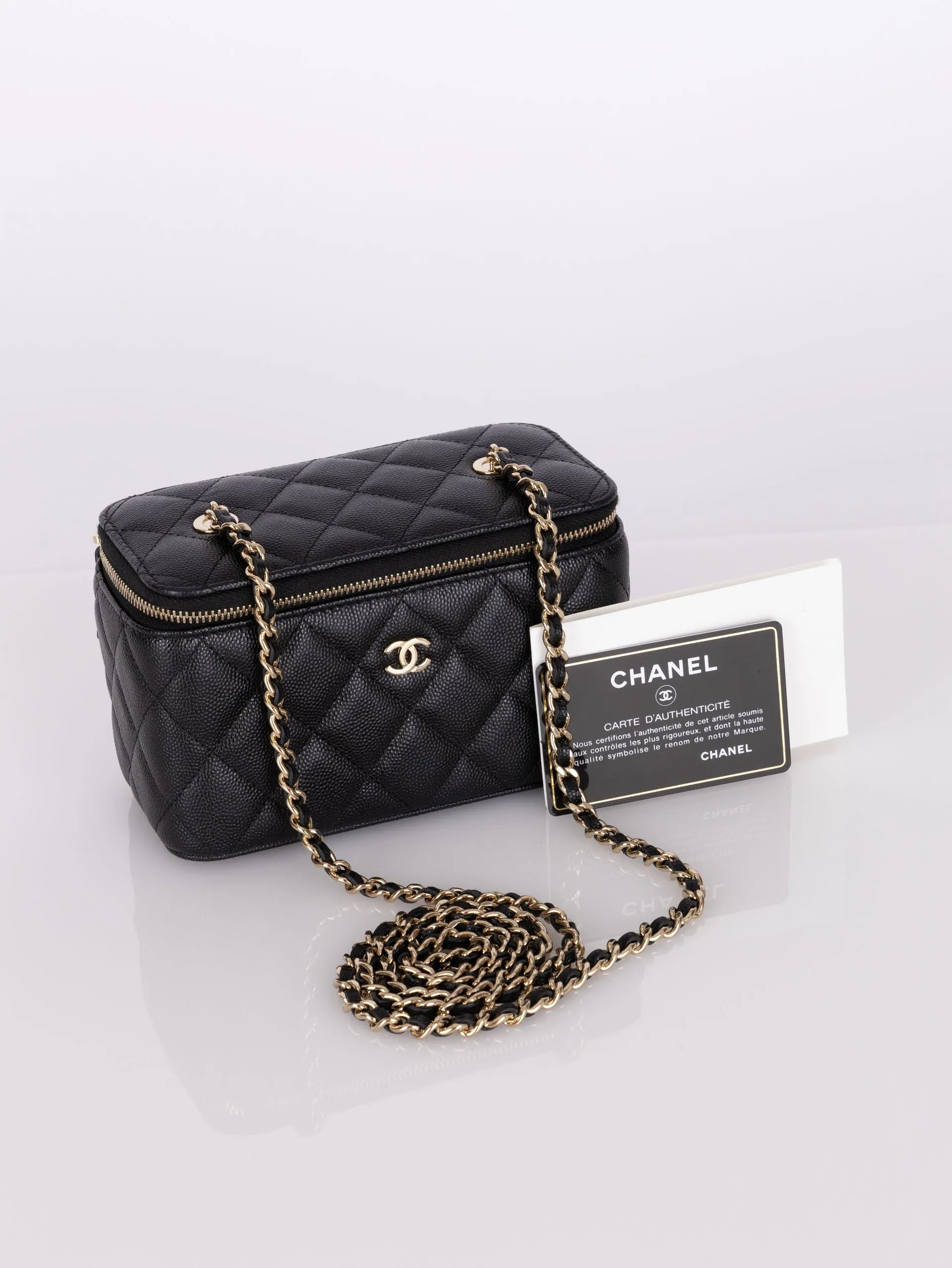 Chanel Caviar Vanity Crossbody