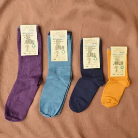 Children's Socks in Organic Wool/Cotton (1-10y )