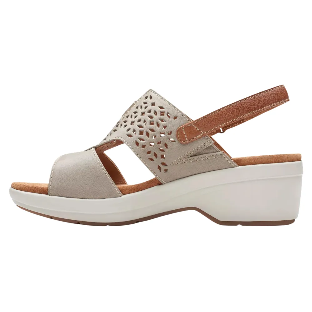 Clarks Tuleah Sun Stone Leather Sandal (Women's)