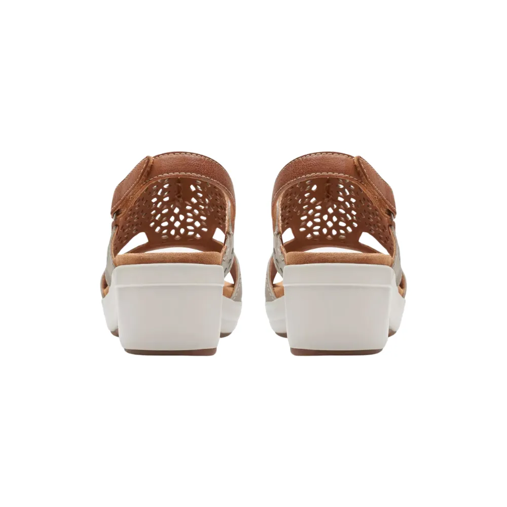 Clarks Tuleah Sun Stone Leather Sandal (Women's)