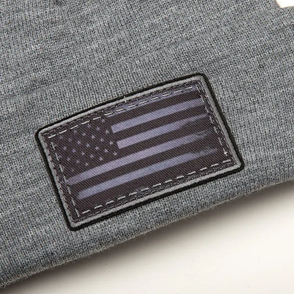 Classic Beanie | Blackout American Flag