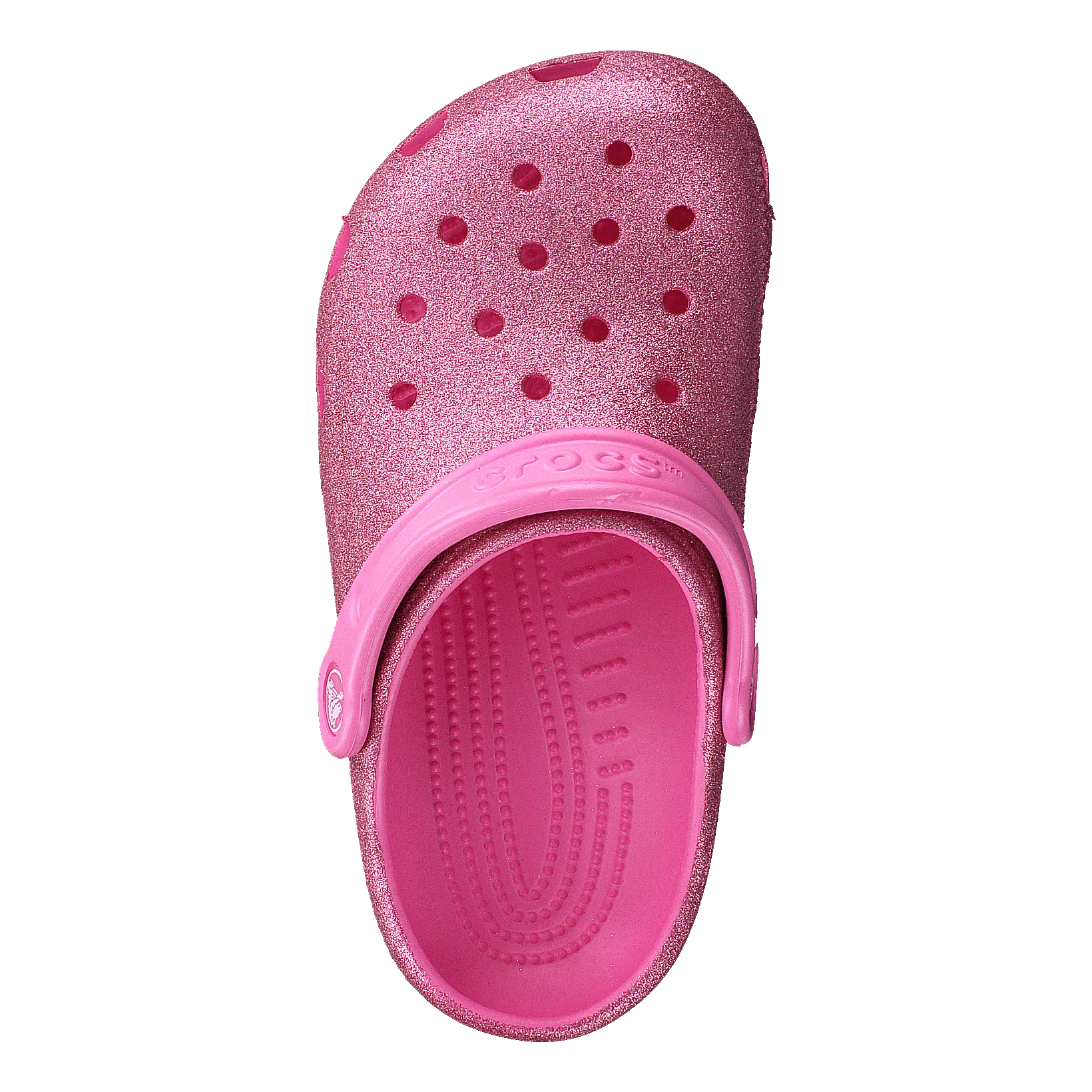 Classic Glitter Clog Kids Pink Lemonade