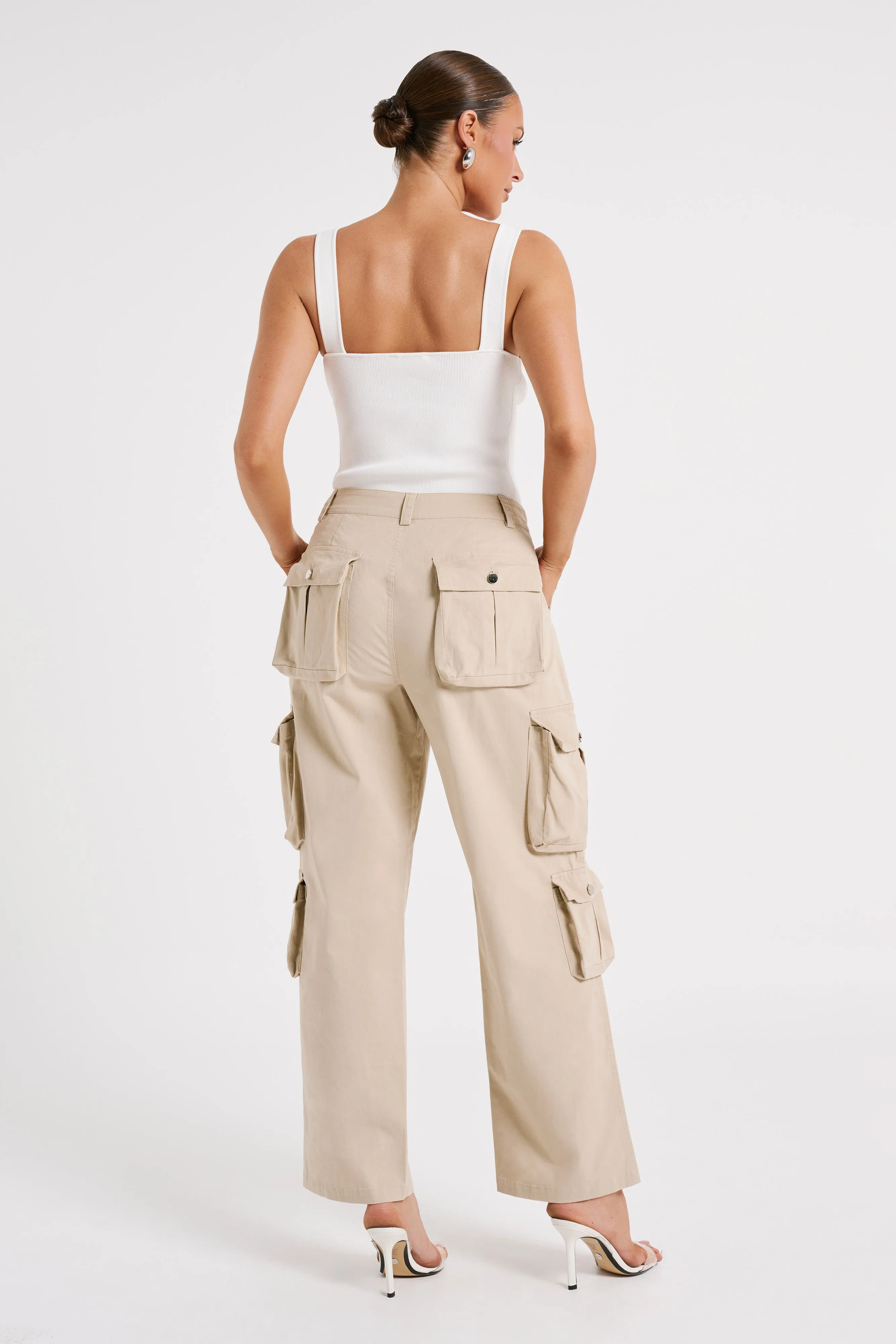 Clea Cargo Pant - Stone