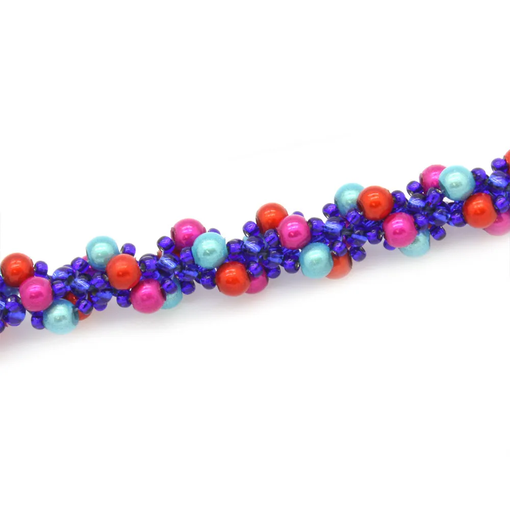 Cobalt Pop Spiral Rope Bracelet Kit