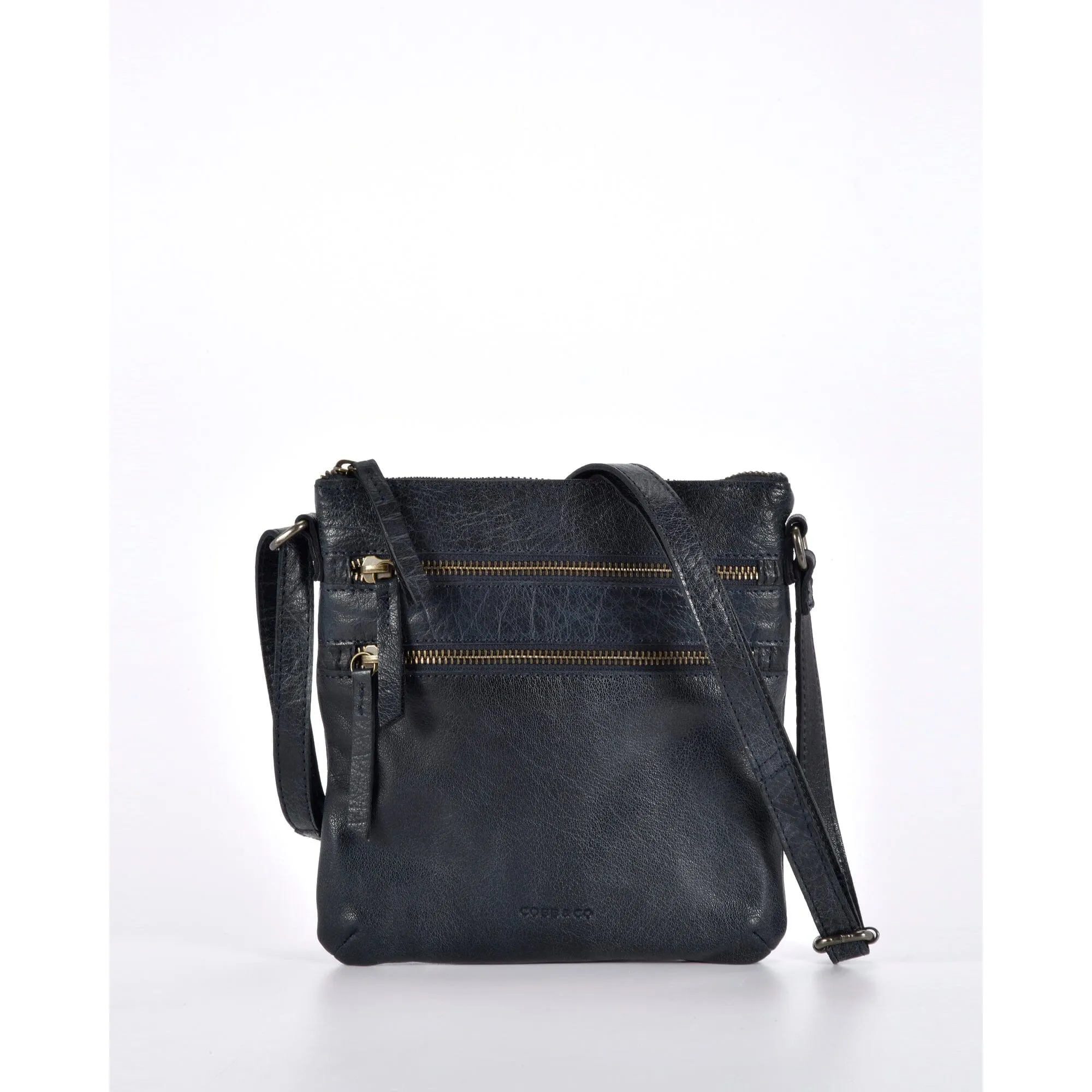 COBB & CO Barton Leather Zipped Shoulder Bag