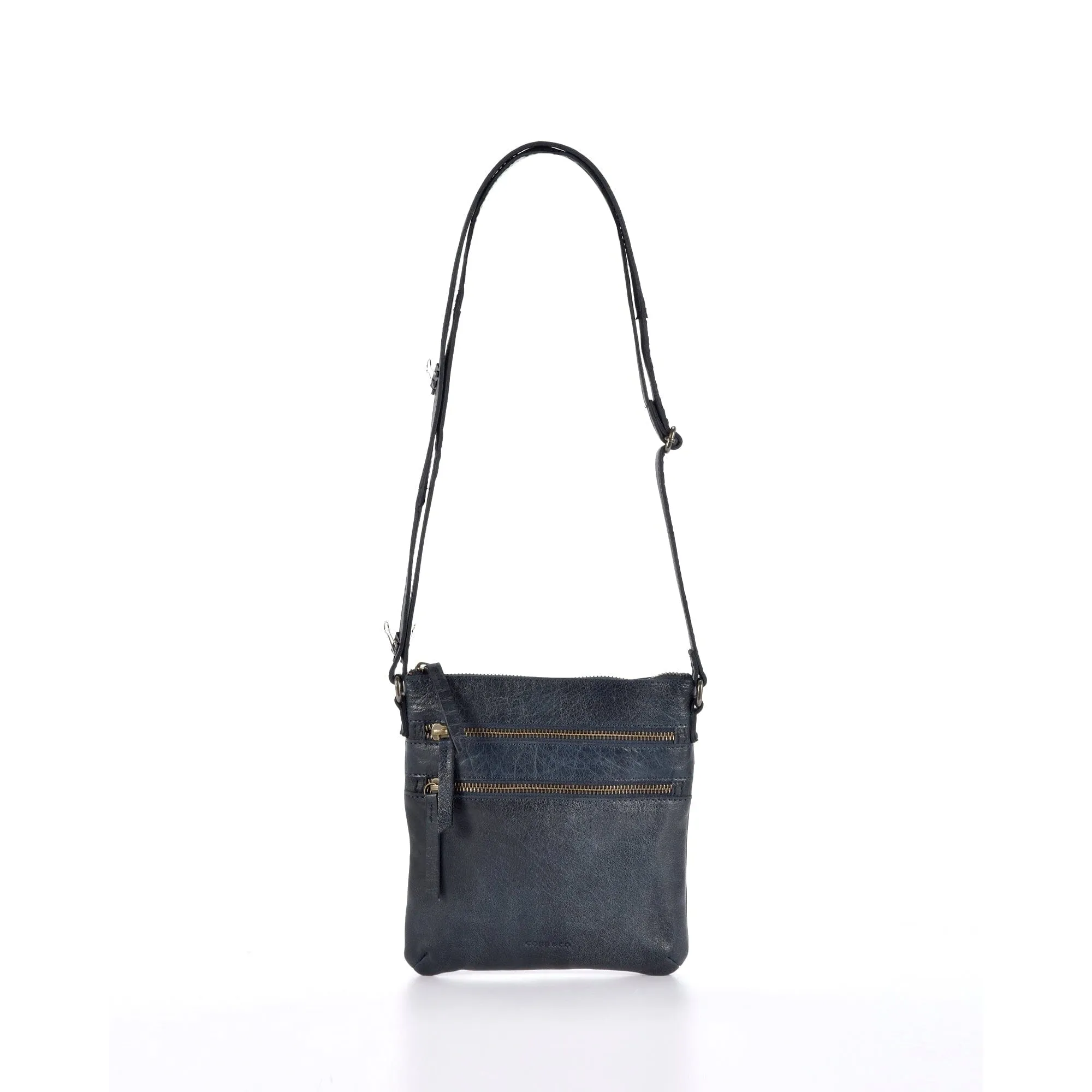 COBB & CO Barton Leather Zipped Shoulder Bag