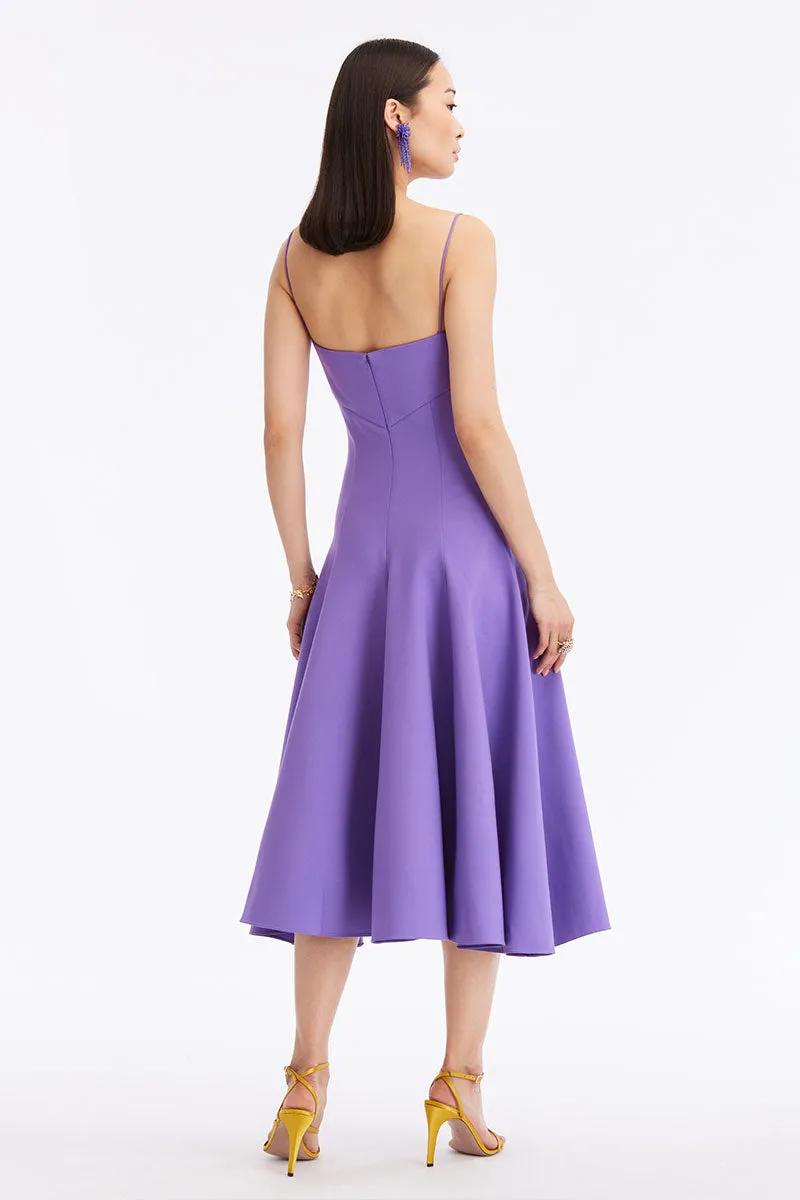 Cowl Neck Midi Dress