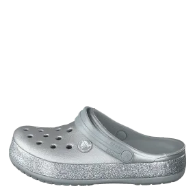 Crocband Glitter Clog K Silver